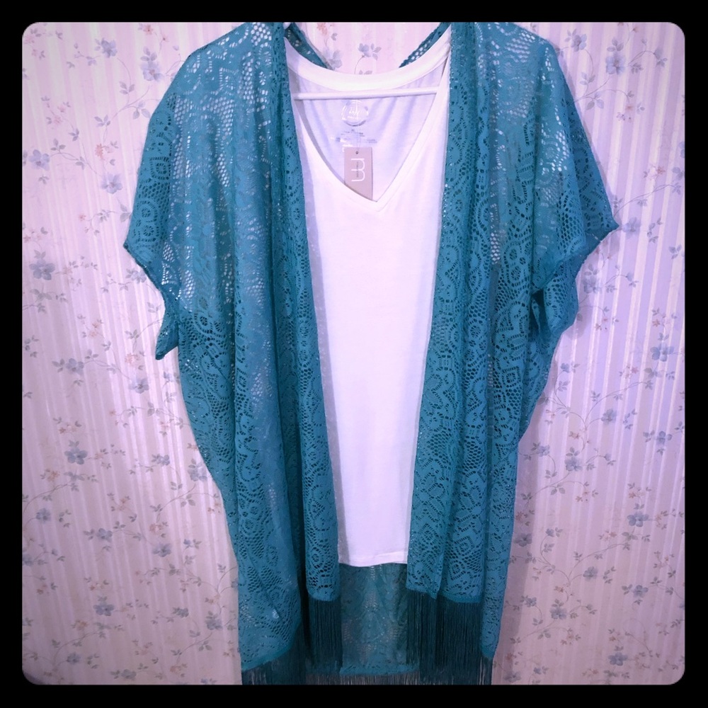 Green lace Wrap